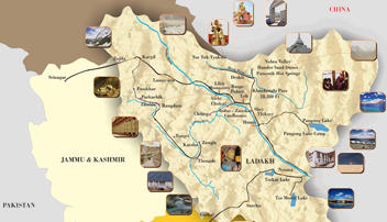 About Ladakh Map