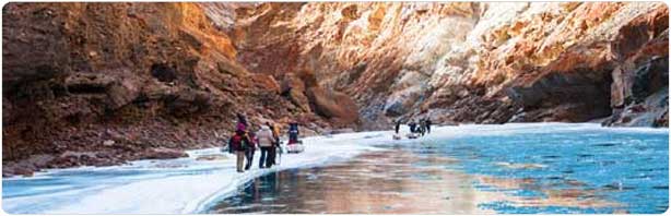 Frozen River Trek or Chadar Trek in Ladakh